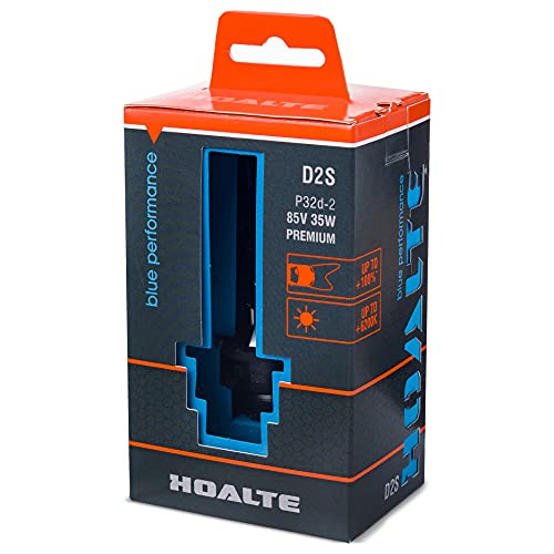 HOALTE D2S Xenon Brenner Blue Performance 6200K - Scheinwerferlampe D2S Xenon Lampe Auto HID - Brenner Ersatzbirne 1 Stück