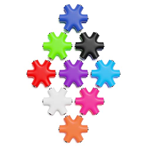 Excelvalley - Mono Patch Cable Splitter - Ts 3.5Mm 1/8" - Modular Synth Eurorack [White] #TOP5