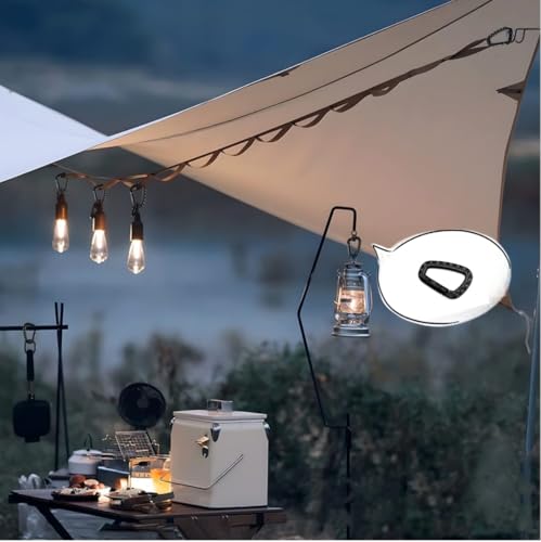 Ceeyoll 10 Stück Karabiner Kunststoff Karabiner Karabinerhaken Groß Karabiner Klettern Auto Locking Kletterkarabiner Clips für Rucksack Camping Reisen Wandern