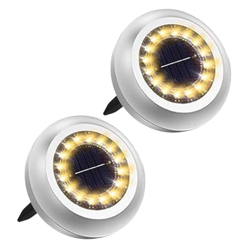 Siopob Luzes solares terrestres, Luzes solares terrestres,Lanterna solar de LED | 2 luzes solares à