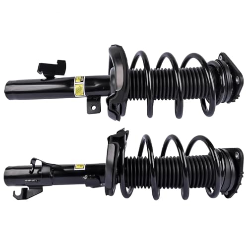 NYSQOFMB Suspensión Neumática 1234201 1234202 2 Piezas Amortiguador Suspensión Puntal Delantero L + R para Ford para Focus II para Torneo 1,4/1,6
