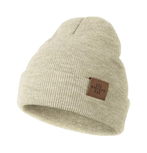 Image of Wmcaps Beanie for Kids, Childrens Thermal Autumn Winter Hat for Boys Girls