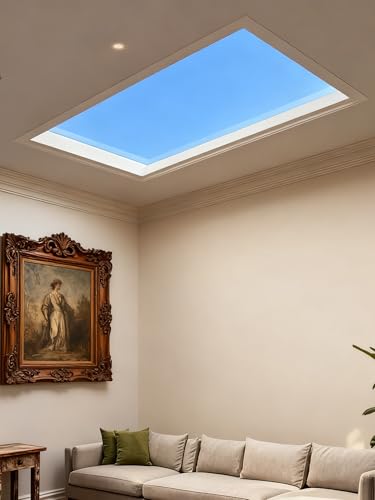 KTIVHMIC Smart Blue Sky Light Ceiling Lamp, LED Natural Light