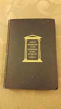 Hardcover A Short Introduction of the Literature of the Bible Book