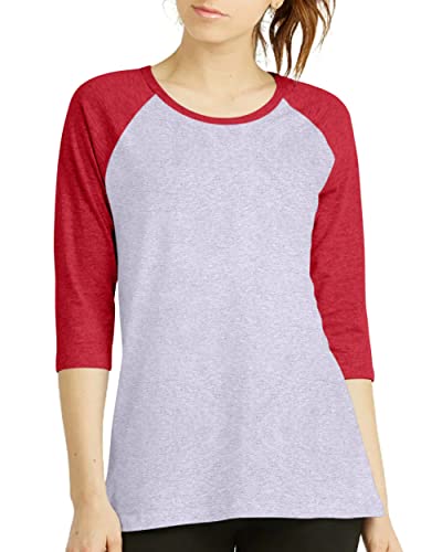ShyCloset Women 3/4 Sleeve Baseball Tee - Raglan Shirts...