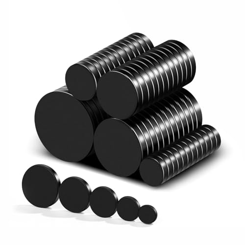 60Pcs Small Magnets, 5 Different Size Tiny Rare Earth Magnet