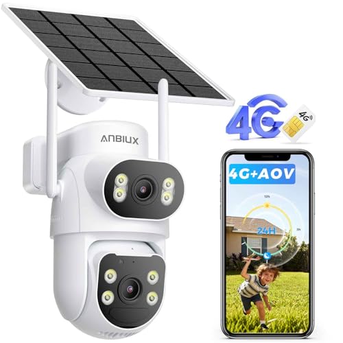La Mejor Recopilación de Camaras de Seguridad Exterior disponible en línea. 50 Reobiux AOV&4G LTE - Grabación 24/7 Camara de Seguridad Exterior,4K 8MP Cámaras de Seguridad con Panel Solar, PIR Detección, 30m Visión Nocturna Color, Audio Bidireccional,...
