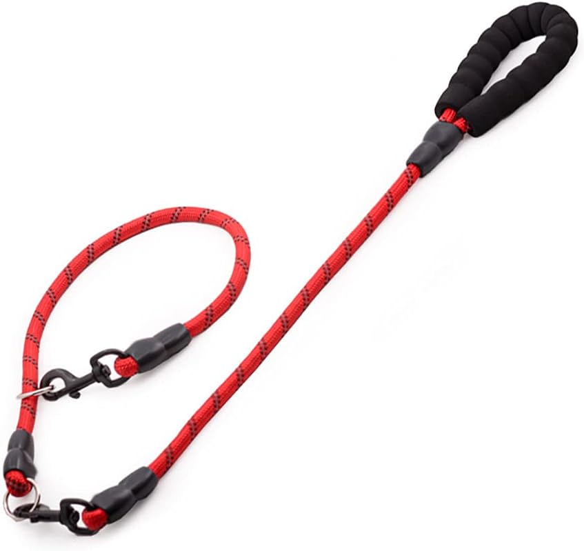 Dog Leashes Dog Slip Lead, Extremely Durable Strong Dog Training Leash Rope, Pet Lead Leash for Small Medium Dogs Tie The Dog Leashlong Dog Leash(Size:60cm,Color:red)