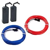 Tenemos 1m / 3m / 5m, kit de 2 piezas, kit de 5 piezas, kit de 8 piezas, kit de 10 piezas EL Wire Neon Light vende en nuestra tienda, 10 colores disponibles: rojo / azul / verde / verde claro / púrpura / rosa / naranja / amarillo / cielo azul / blanco.