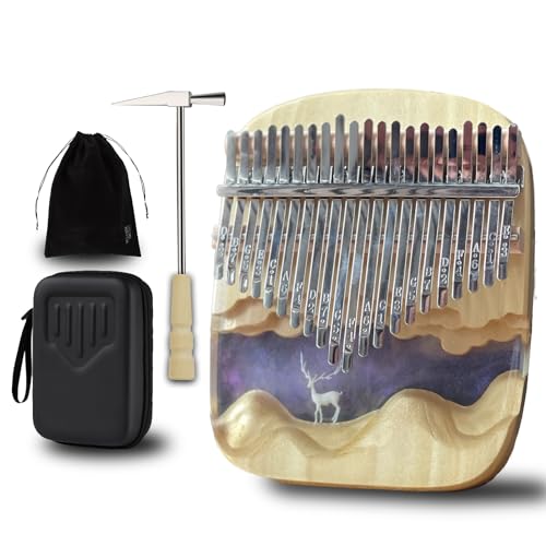 21-key kalimba thumb piano with case by Dohasa