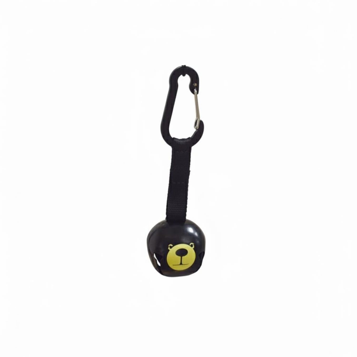 Loud Crisp Sound Bear Bell Easy Attachment Hiking Bear Bell Lightweight Wildlife Warning Device for Hikers, Campers, Backpackers, Backpacking, Camping, Wilderness, Black-image-15