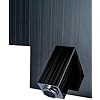 Blue Ocean 48 inch SPS824A Stainless Steel Shower Panel Tower with Rainfall Shower Head and Spout (Matte Black)