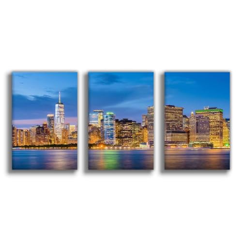 Poster Manhattan sur toile pour réveiller un mur de salon trop vide