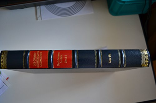 Preisvergleich Produktbild Die grosse Bertelsmann Lexikothek, Band 4: Deu - Fat