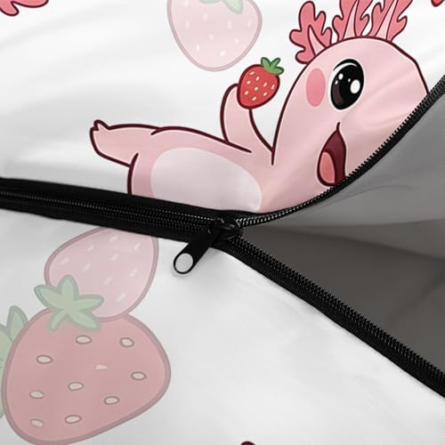 Image of QOOMO Axolotl Cute Camping Sleeping Bags,3 Season Warm & Cool Weather,Lightweight,Waterproof Sleeping Bags for Adults & Kids,Traveling,and Outdoors