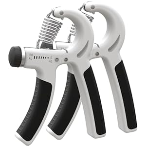 PORTENTUM Hand Grip, Ejercitador de Manos Ajustable de 5-60kg, Fortalecedores de Mano para Entrenar el Agarre, la Fuerza de Los Dedos, la Muñeca, Antebrazo Ejercitar