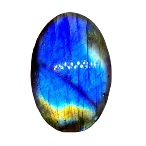 Labradorite naturelle 30x20x5mm cabochon en vrac gemme pour collier DIY