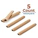 NatraCure Gel Toe Tube Cushion Sleeves (Small) – 5 piece Trim-to-Fit Tubing Set – (Relieves and Protects Corns, Blisters, Hammertoes, and Calluses) - 5 PACK