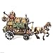 Dungeons & Lasers Stagecoach with Horse DND Miniature Accessory - 28mm Scale - 5E Compatible for Tabletop Terrain and RPG Games - Highly Detailed and Unpainted - for 14 Years +
