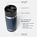 YETI Rambler 12 oz Travel Bottle, Stainless Steel, Vacuum Insulated with Leakproof Commuter Cap, Black