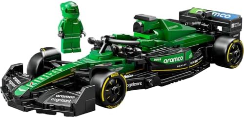 LEGO Speed Champions Aston Martin Aramco F1 AMR24 Yarış Arabası 77245 – 10 Yaş ve Üzeri için Koleksiyonluk Sürücü Minifigürü İçeren Yapım ve Sergileme Seti, Babalar Günü Hediyesi (269 Parça) - Görsel 2