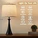 Hikczc Touch Lamp for Living Room Bedroom, 21