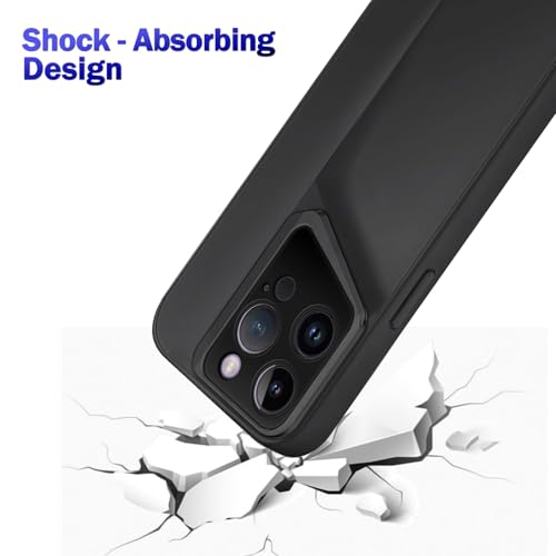 Image of Amazon Brand - Solimo Ultra-Thin Blade Runner Series Matte Finished Camera Protection Soft Back Cover for Apple iPhone 14 Pro - Black