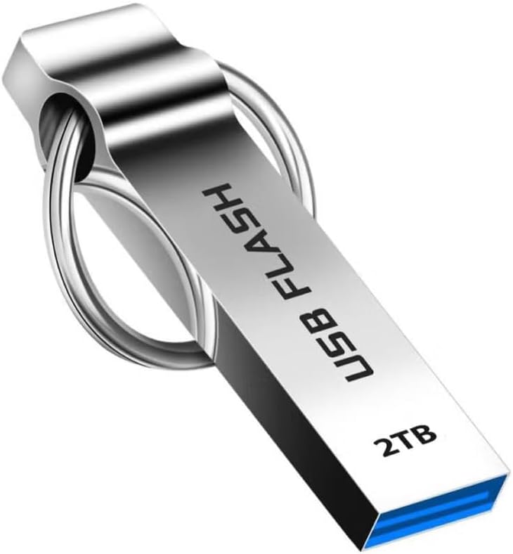 USB Flash Drive 2TB Large Capacity USB Stick 3.0 High Speed Flash Drive Waterproof Memory Stick Portable Thumb Drive for Tablet/PC/Laptop