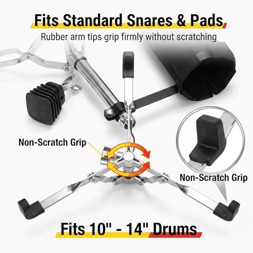 MoResolune Snare Drum Stand Fits 12-14 Inch Snare Drums & Practice Pads by MoResolune - Image 5