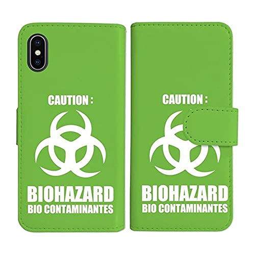 sslink Galaxy A37 5G �Ή� �蒠�^ �O���[�� �P�[�X �o�C�I�n�U�[�h BIOHAZARD ���S �z���C�g �_�C�A���[�^�C�v ���J�� �J�[�h���[ �t���b�v �J�o�[