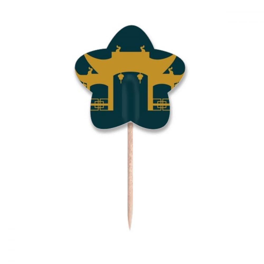 Drapeaux Étoile Thaïlande de Décoration pour vos Buffets Exotiques et Soirées Cupcakes