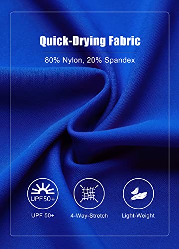 Libin Boys Swim Jammers Youth Competitive Swimming Trunks Upf 50+ Athletic Training Swimsuit Quick Dry Board Shorts, Dark Blue, M #TOP4