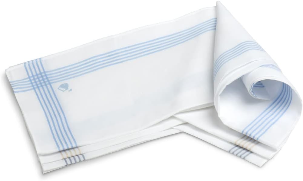 Jockey Cotton Men White Casual Style Handkerchief (Pack Of 3) Hk03_Assorted_Free Size