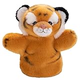 Hand Puppets Tiger Plush Animal Toys Dolls for Imaginative Pretend Play Storytelling Gifts for Kids Boys Girls