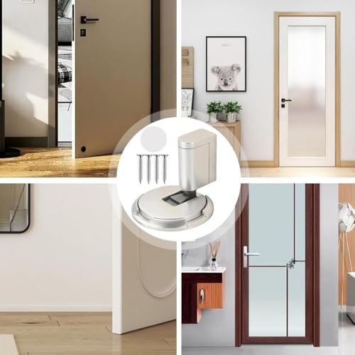 Loquet de porte robuste avec butée adhésive réglable en hauteur - 6