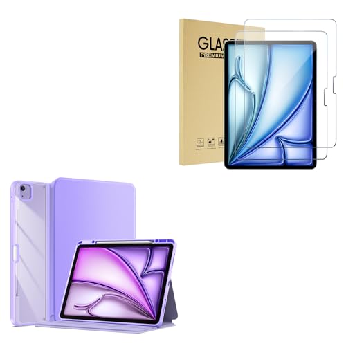 ProCase Screen Protector Bundle with Smart Case for iPad Air 13 Inch(M2) 2024