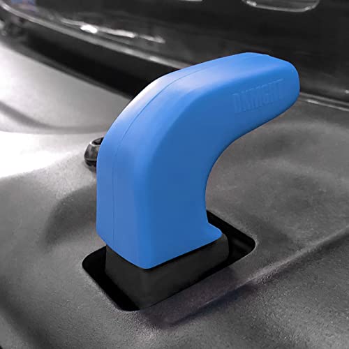 Dkmght Factory Bumper Tow Hook Covers For Jeep Wrangler Jk Jl Gladiator Tj, Blue Tow Hook Protector Jeep Wrangler Accessories 2007-2022 (2Pcs) #TOP3