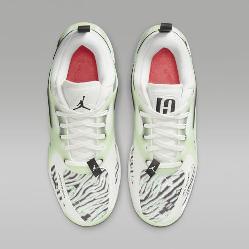 Jordan Heir Women's Basketball Shoes (FZ2471-100, Sail/Vapor Green/Black)4