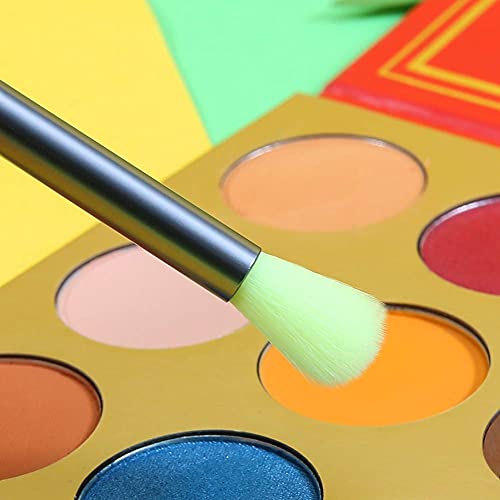 Docolor Neon Makeup Brushes 4 Piece Blending Brush Set Smoky Eye Shadow Contour Kit For Shading & Blending Of Eyeshadow Cream Powder Highlighter #TOP2