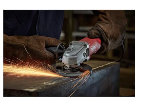Milwaukee 7 Amp Corded 4-1/2 In. Small Angle Grinder With Sliding Lock-On Switch #TOP1