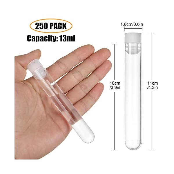 250Pcs-Test-Tubes-with-Caps-16x100mm-Plastic-Test-Tubes-with-Caps-for-Scientific-Experiments-Bath-Salts-Candy-Storage-Party-Favors-Halloween 250Pcs-Test-Tubes-with-Caps-16x100mm-Plastic-Test-Tubes-with-Caps-for-Scientific-Experiments-Bath-Salts-Candy-Storage-Party-Favors-Halloween