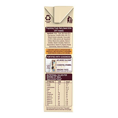 Image of HERSHEY's Cookies N Creme Flavored Milkshake | Enriched With Calcium | 180Ml - Pack Of 4, Vegetarian.