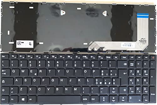 INFOELETTRONICA LO STORE DELLA CONVENIENZA E QUALITA' Tastiera Italiana Compatibile con Lenovo IdeaPad 110-15isk 110-17acl 110-17ikb 110-17isk