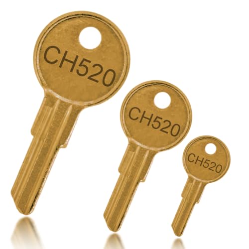 Toolbox Keys Cut to Code (CH520) that fit UWS / (3) Three Keys/Replacement Tool Box Key CH520 Compatible with UWS