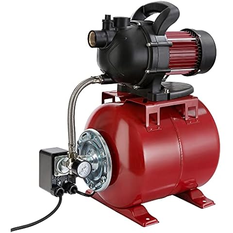 Arebos Hauswasserwerk / 1000 Watt/Fördermenge 3500 l/h/Förderhöhe 44 Meter Cover