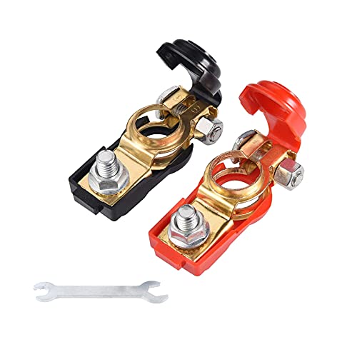 Buy 2pcs Quick Release Car Battery Terminal Connectors, Battery Clamps