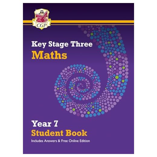 New KS3 Maths Year 7 Student Book - with answers & Online Edition (CGP KS3 Maths)