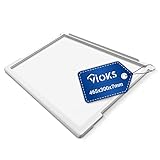 VIOKS Kühlschrank Glasplatte Ersatz für Gorenje 163336 466x300mm - Kühlschrank Einlegeboden Glas mit Rahmen/Gorenje Kühlschrank Ersatzteile