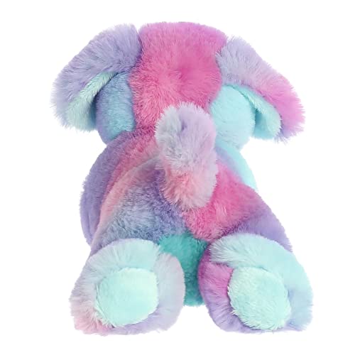 Aurora&reg; Adorable Mini Flopsie&trade; Puppy Stuffed Animal - Mini Companions Ready for Playful Adventures - for Kids All Ages, Toddlers, Adults, and Families - Rainbow 8 Inches