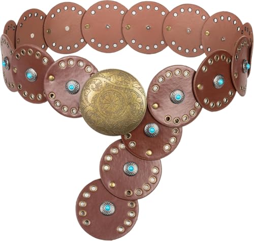 Ceinture large femme pour ajuster robes et jupes sans serrer cuir vintage 28-38 in